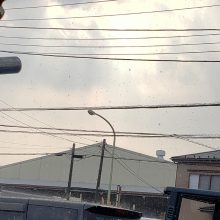 晴れてるのにゲリラ豪雨